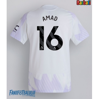 Manchester United Amad Diallo #16 Tricou Fotbal Replică 2025-26 Barbati Deplasare